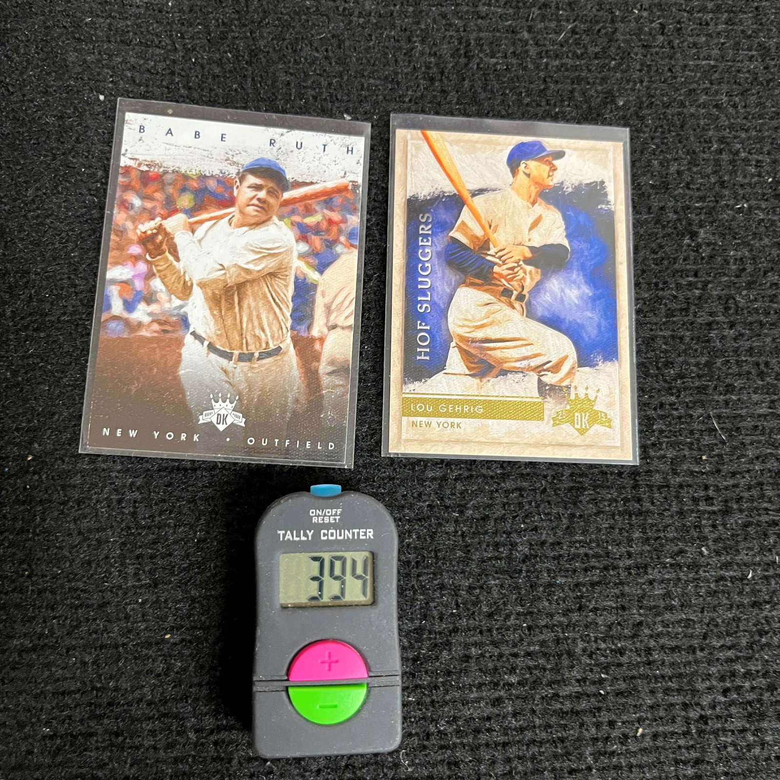 Babe Ruth & Lou Gehrig Donruss Diamond Kings Baseball Cards: We ship in-house! We ship internationally. We also offer pick up and we offer a discount for cash payments. Please look at pictures carefully to determine what you believe are the condition of each lo
