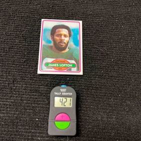 James Lofton 1980  Topps Football Card