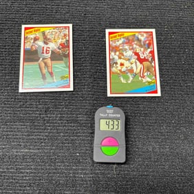Joe Montana & Dan Marino  Topps Football Card