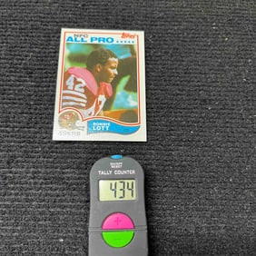 Ronnie Lott 1982 Topps RC Football Card