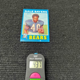 Gale Sayers 1971  Topps Football Card