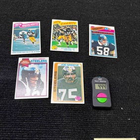 Joe Green, Jack Lambert Topps Football Cards