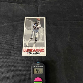 Deion Sanders 1992 Game Day Football Card