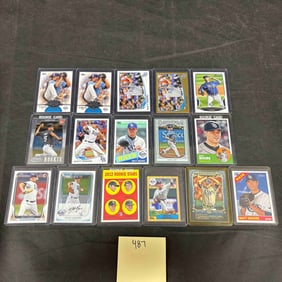 Matt Moore Baseball Card Lot