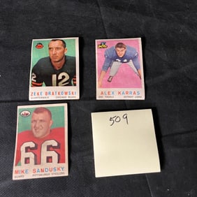 1959 Topps Football Cards