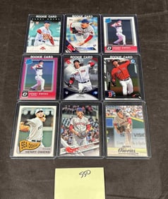 Henry Owens Baseball Card Lot