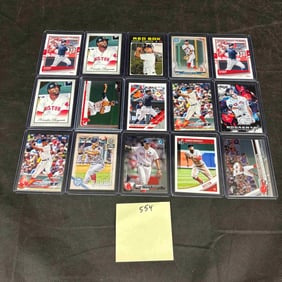 Xander Bogaerts Baseball Card Lot