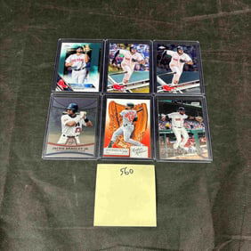 Jackie Bradley Jr. Baseball Card Lot