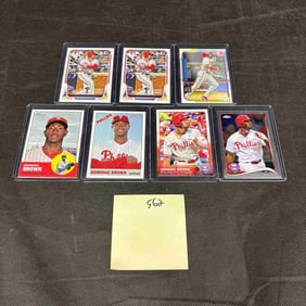 Domonic Brown Baseball Card Lot