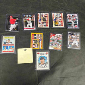 J.D. Martinez Baseball Card Lot