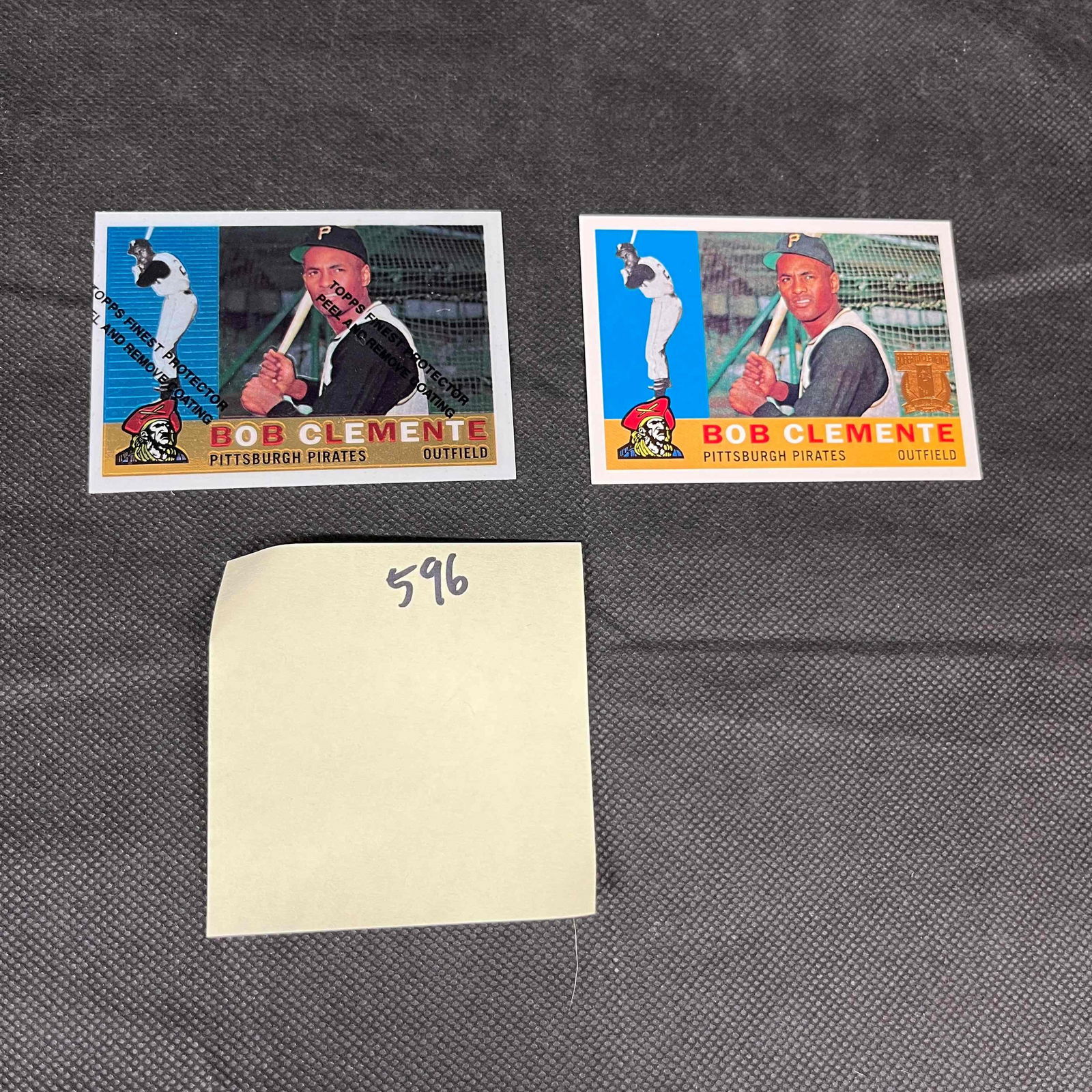 Roberto Clemente Topps Chrome Refractor Parallel Insert Card (1 of 2)