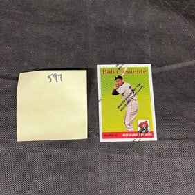 roberto Clemente Topps Chrome Insert Card