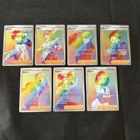 Rainbow Secret Rare Trainer Pokemon Cards