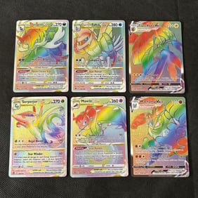 Rainbow Secret Rare Pokemon Cards, Palkia VSTAR
