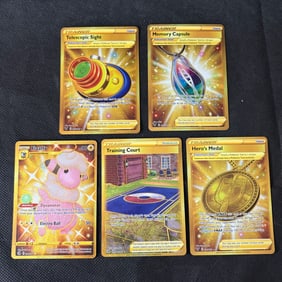 Gold Secret Rare Pokemon Card lot, Flaaffy +