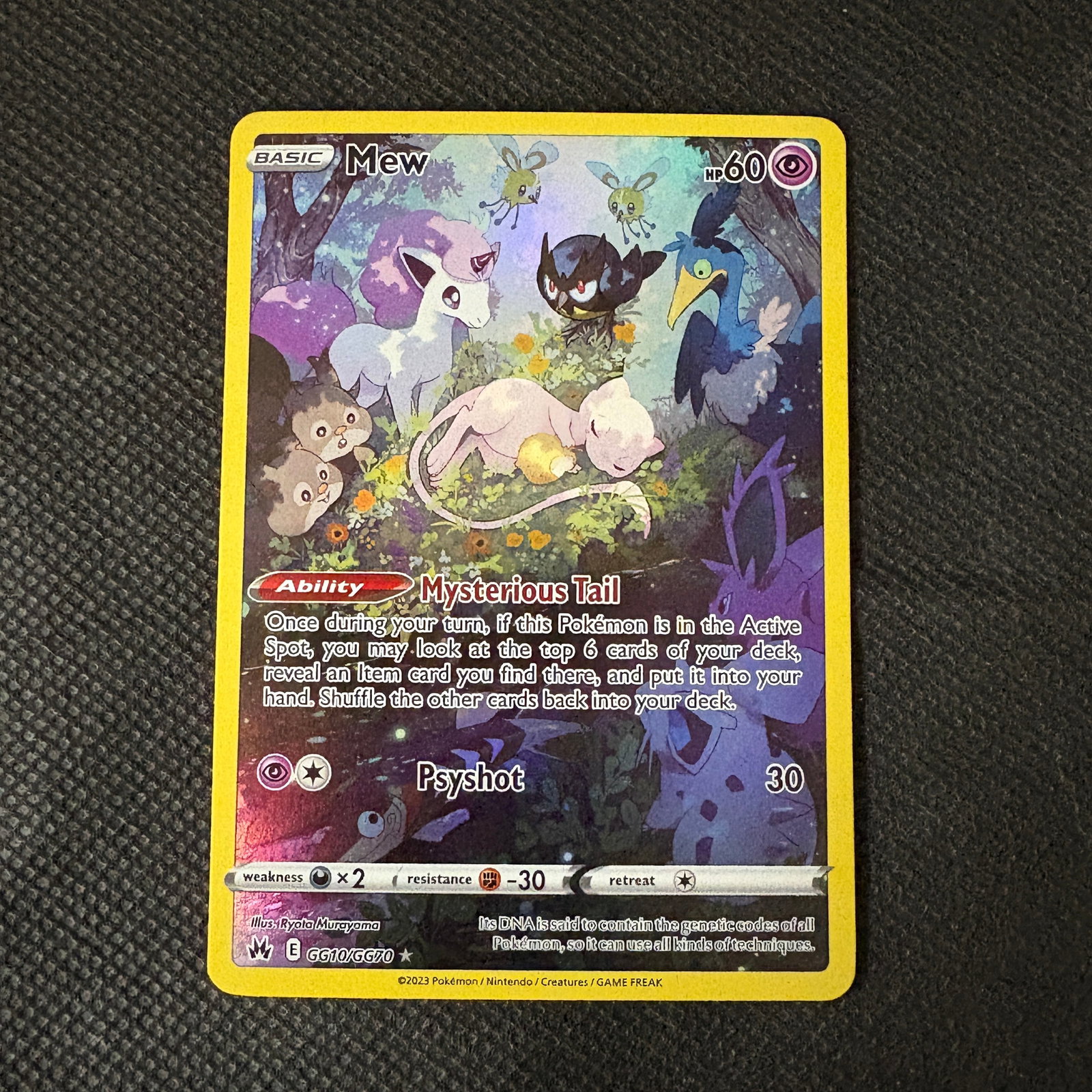 Mew Galarian Gallery Crown Zenith: Mew #GG10 Galarian Gallery Crown Zenith Pokemon Card. We ship in-house! We ship internationally. We also offer pick up and we offer a discount for cash payments. Please look at pictures carefully to d