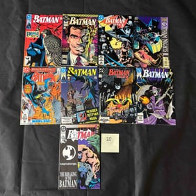 Batman Comic Lot, w/ Key Bane Breaks Batman's Back Issue 497
