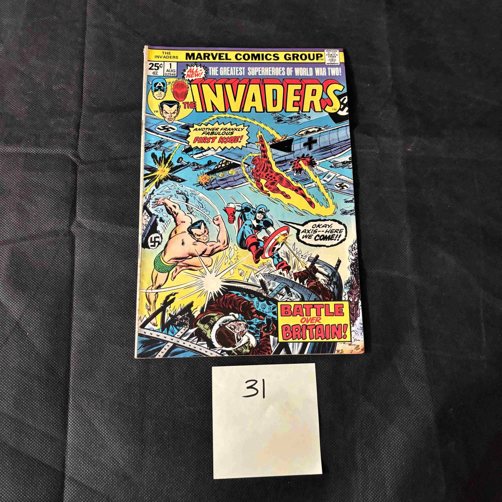 Invaders # 1 Bronze Age Marvel Comic (1 of 1)