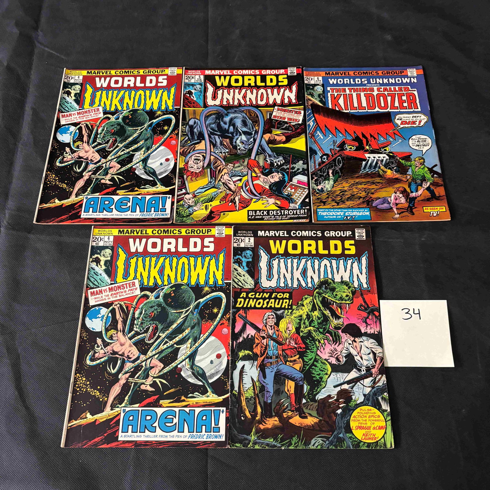 Worlds Unknown Marvel Bronze Age Comics (1 of 1)