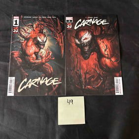 Carnage #1 & 2 Marvel Comic Lot