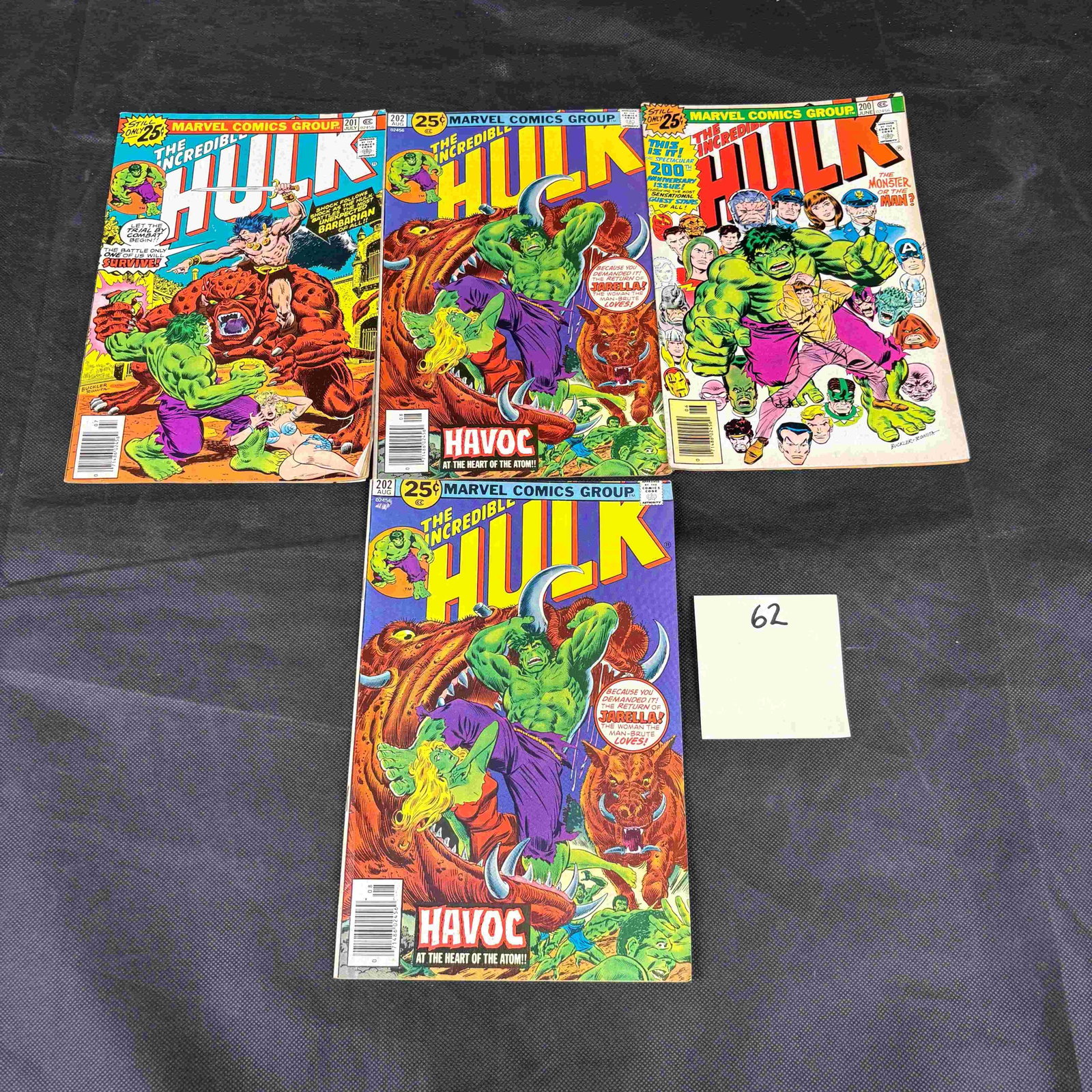 Incredible Hulk Marvel Bronze Age Comics: We are a veteran owned company. Please look at the pictures carefully to determine what you believe the condition of collectible is. We are currently accepting consignments. Email us a aeronhouse1994@