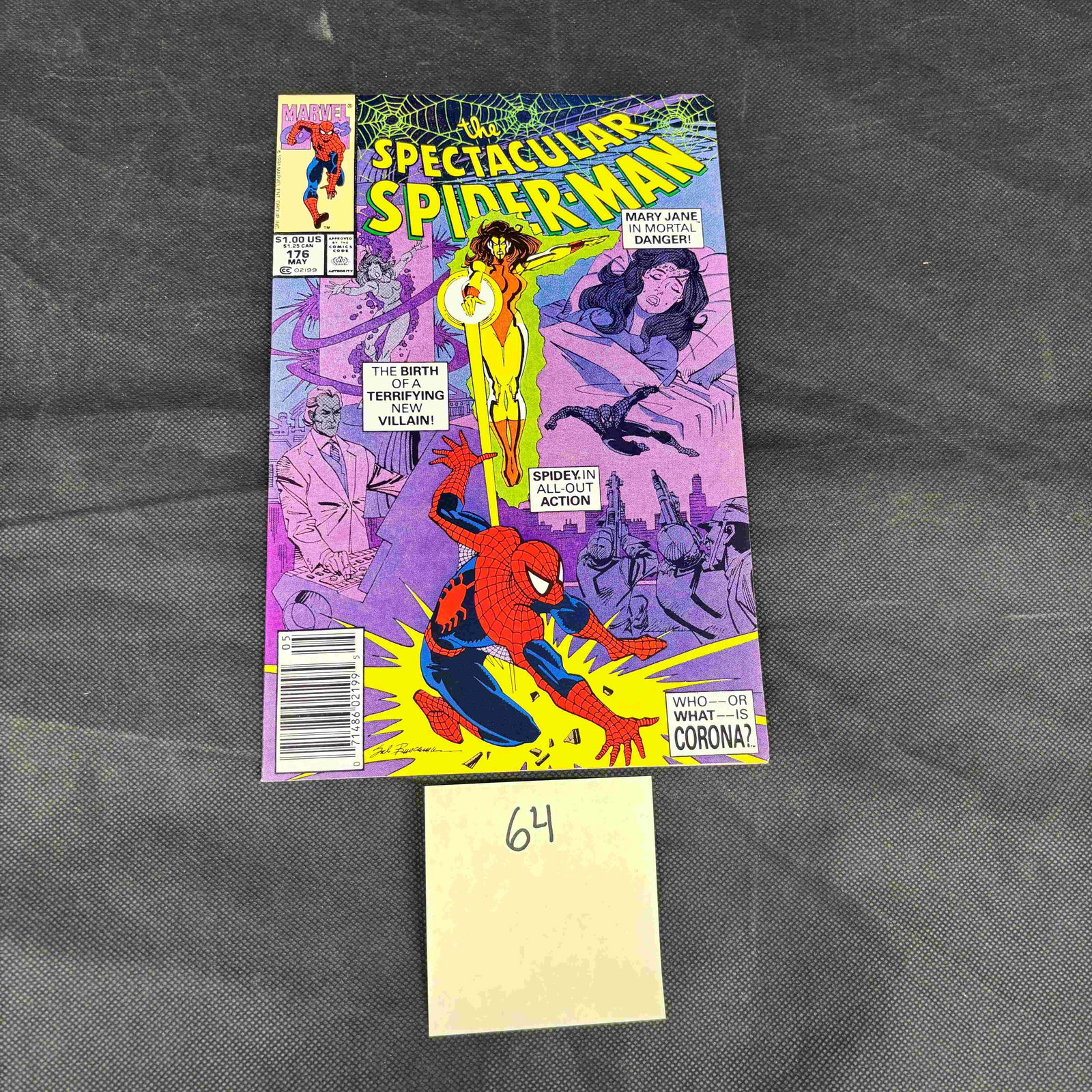 Spectacular Spider-man #176 Copper Age Marvel Comic (1 of 1)