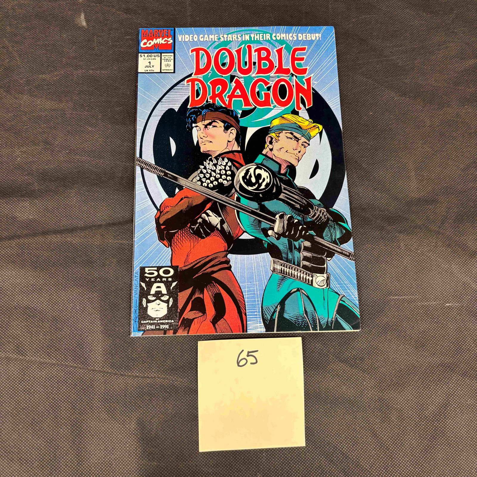 Double Dragon #1 Copper Age Marvel Comic (1 of 1)