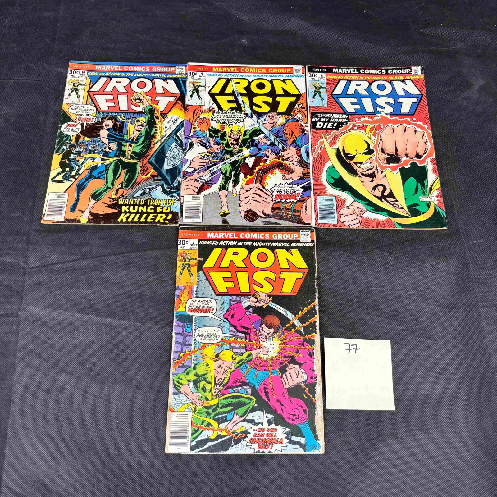 Iron Fist Bronze Age Marvel Comics: We are a veteran owned company. Please look at the pictures carefully to determine what you believe the condition of collectible is. We are currently accepting consignments. Email us a aeronhouse1994@
