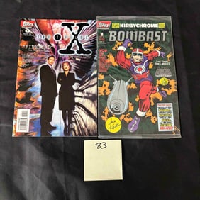 Topps comics Bombast & X-files Comic Books