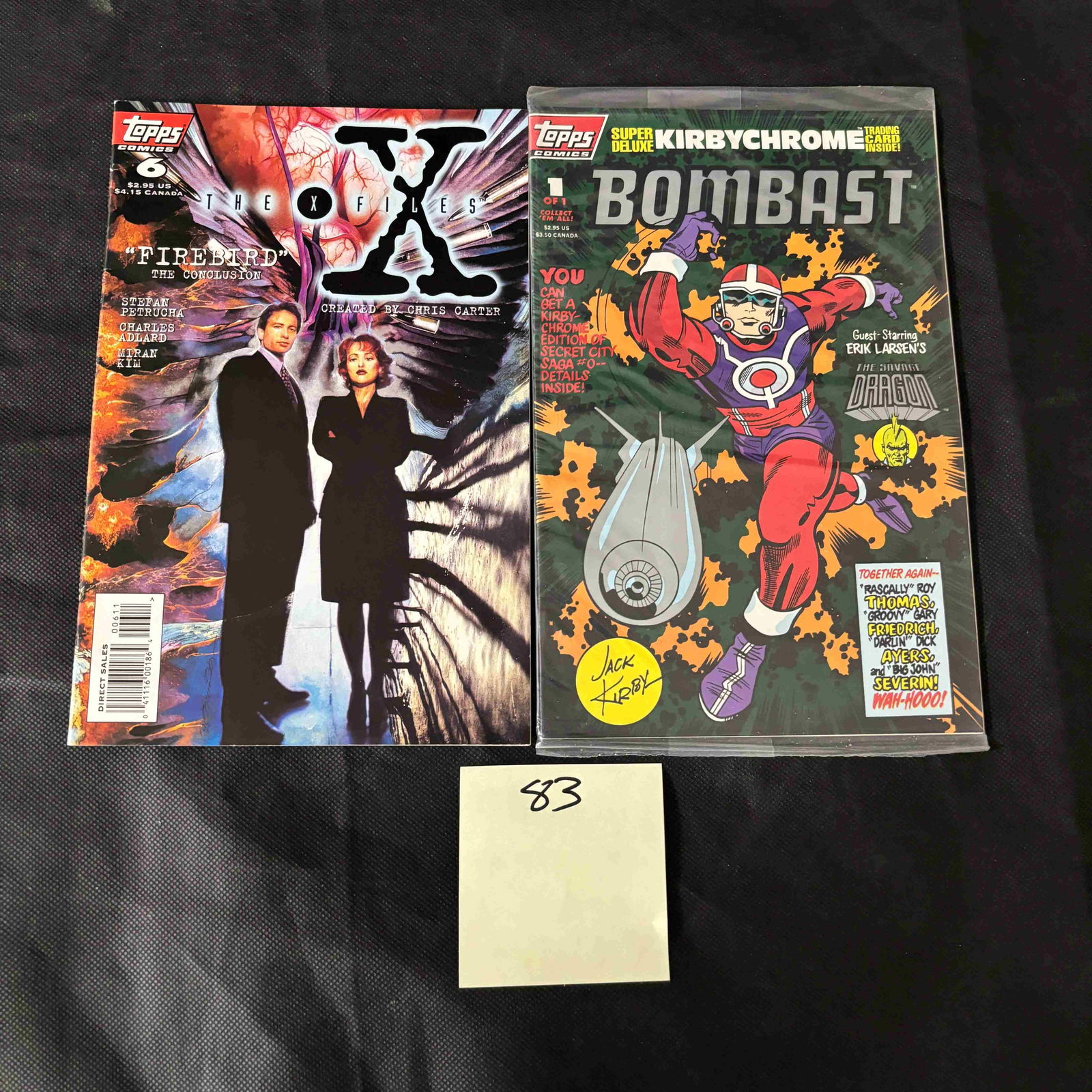 Topps comics Bombast & X-files Comic Books (1 of 1)