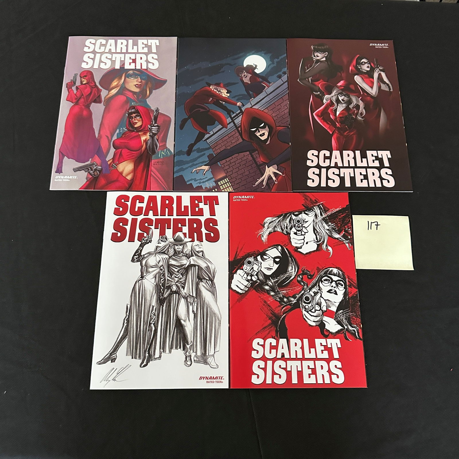 Scarlet Sisters Comic Books w/ Variant Covers (1 of 2)