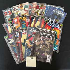 Marrvel Comics Mix of Punisher & Spider-man Comic Books