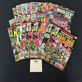 Marvel Comics Bronze Age Lot w/ Warlord of Mars, Logan's Run, Nova
