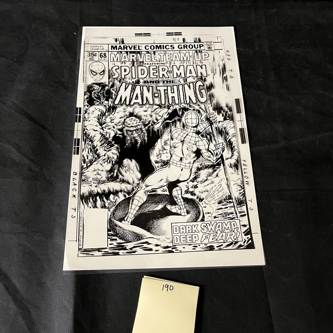 Marvel Team  Up 68 Cover Printing Proof (1 of 2)