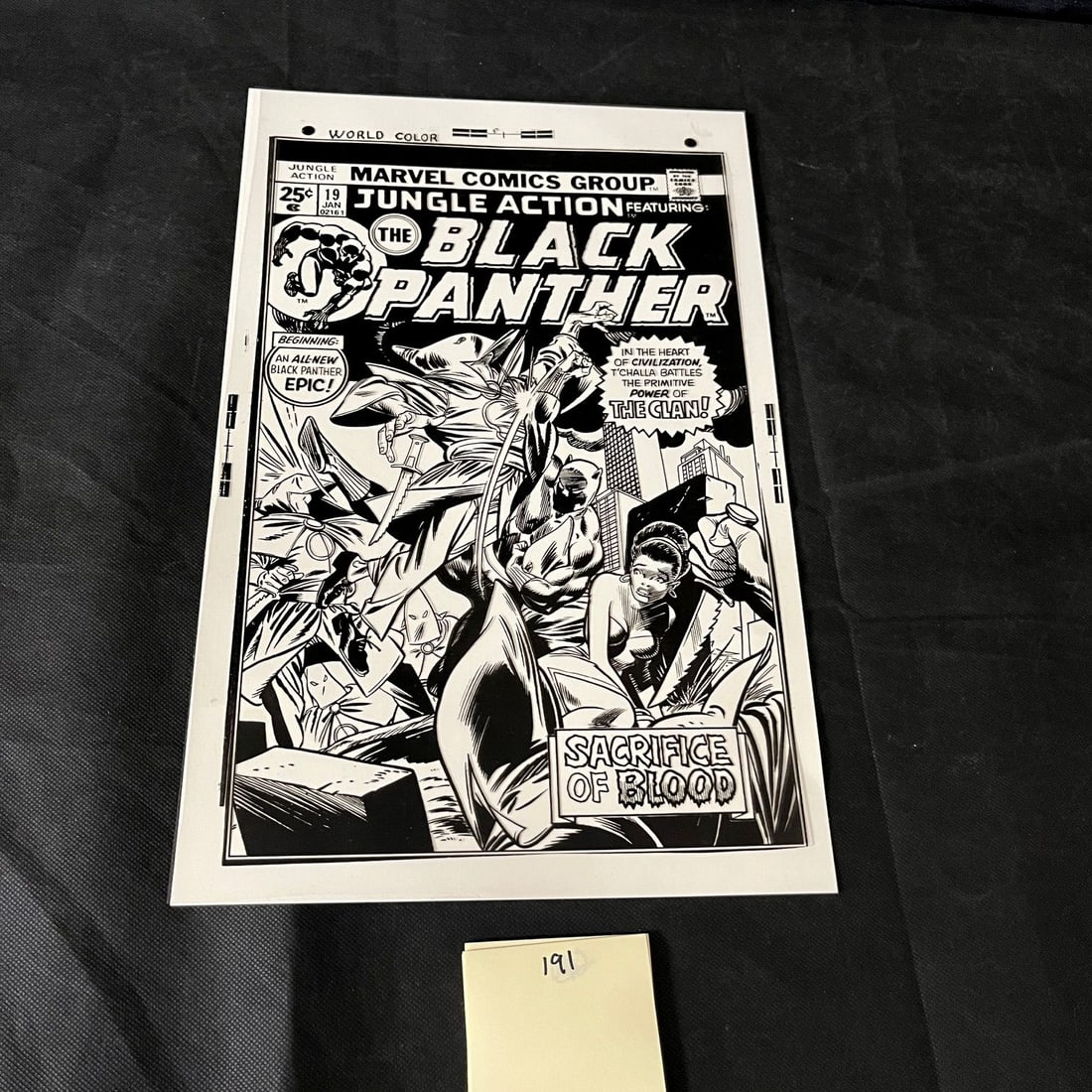 Jungle Action 16 Feat. Black Panther Printing Proof (1 of 2)