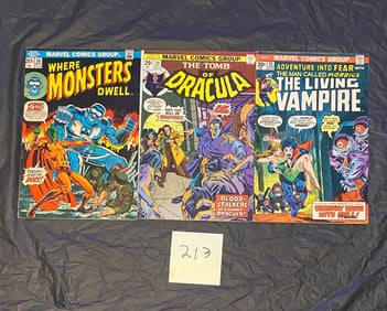 Marvel Bronze Age Comic Books w/Tomb of Dracula & Fear!