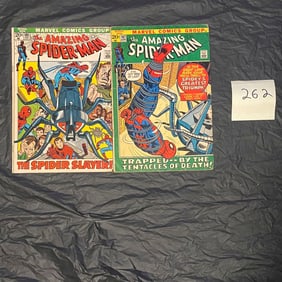Amazing Spide-rman 105 & 107 Bronze Age Comic Books