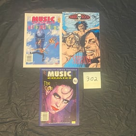 Rock N Roll Comic Books Feat The Cure
