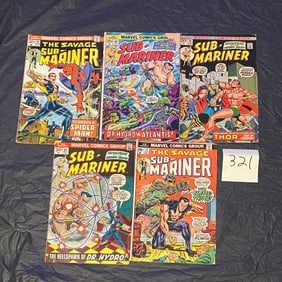 Marvel Comics Sub Mariner Bronze Age Comic Books