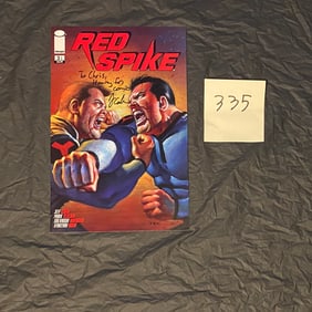Signed Red Spike Comic Book