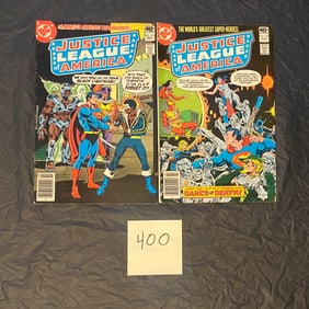 DC Comics Justice League of America Mark Jewelers Insert Variant Comic Books