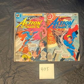 DC Comics Action Comics Mark Jewelers Insert Variant Comic Books