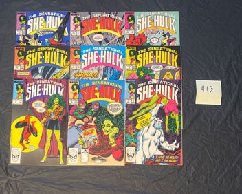 Marvel Comics Sensational She-Hulk Comic Books