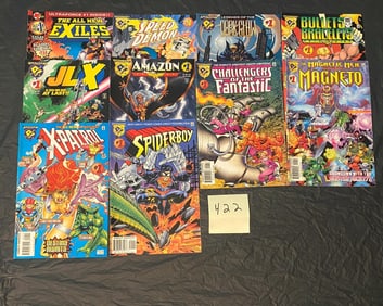 Mix of Crossover Super-hero Comic Books