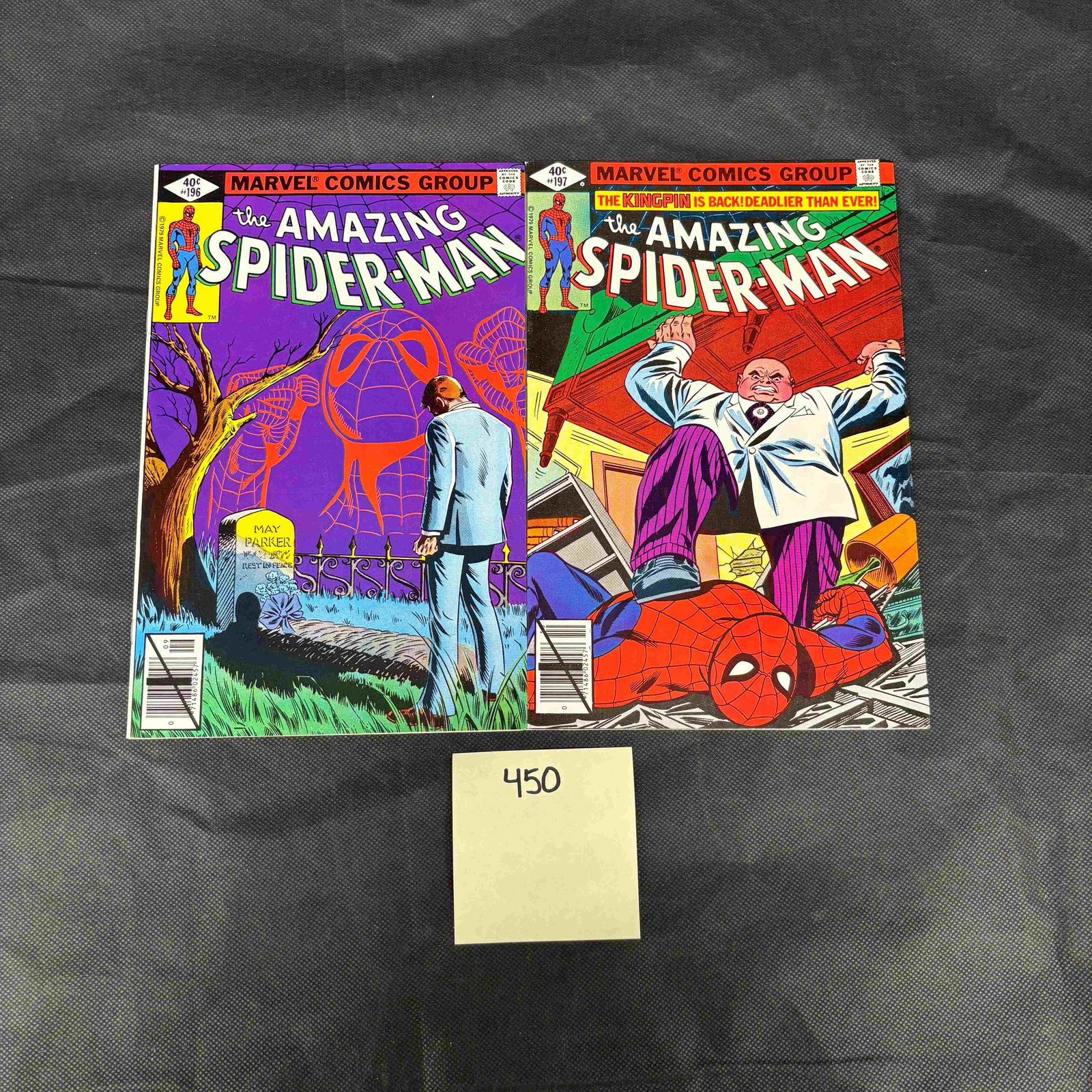 Marvel Comics Amazing Spiderpman 196 & 197 Bronze Age Comic Books: We are a veteran owned company. Please look at the pictures carefully to determine what you believe the condition of collectible is. We are currently accepting consignments. Email us a aeronhouse1994@