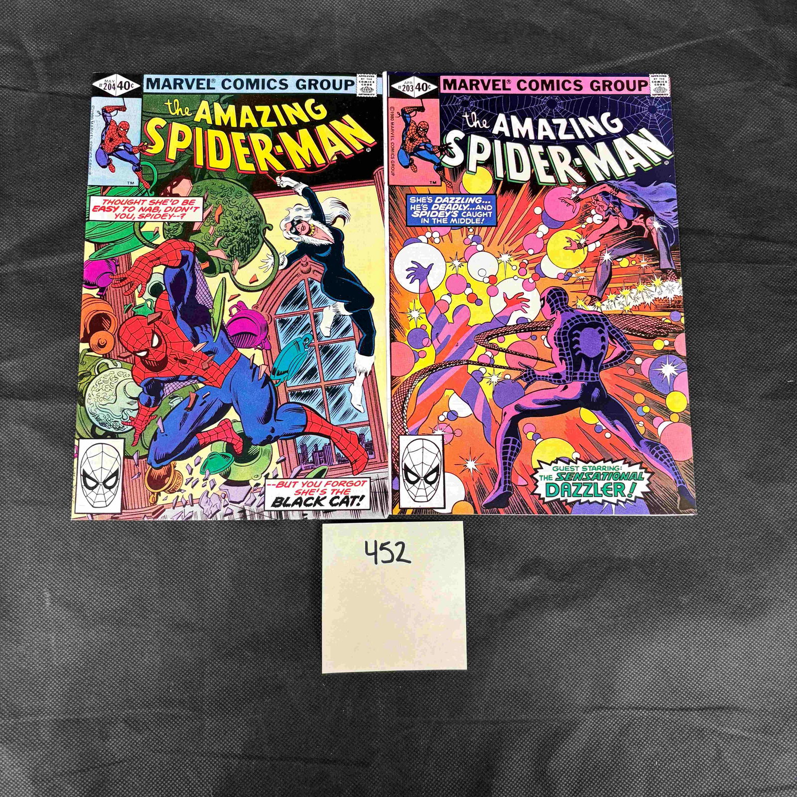 Marvel Comics Amazing Spiderpman 203 & 204 Bronze Age Comic Books: We are a veteran owned company. Please look at the pictures carefully to determine what you believe the condition of collectible is. We are currently accepting consignments. Email us a aeronhouse1994@