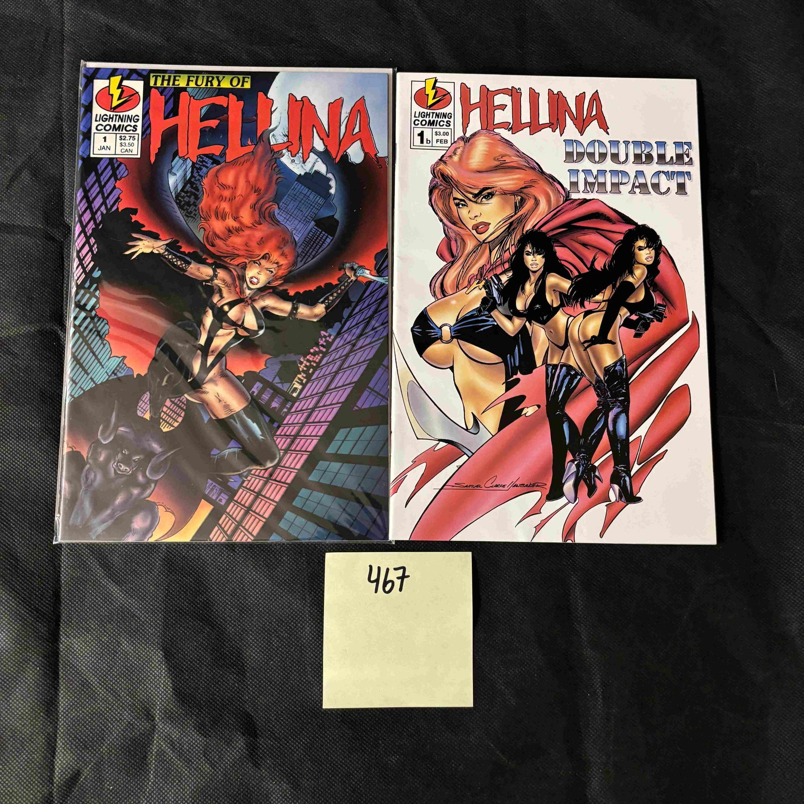 Lightning Comics Hellina Comic Books (1 of 2)