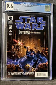 Star Wars: Darth Maul SOD #2 CGC 9.6 Key Star Wars Comic!