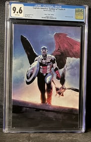 Captain Amierica Symbol Of Truth Virgin Variant Cover CGC 9.6
