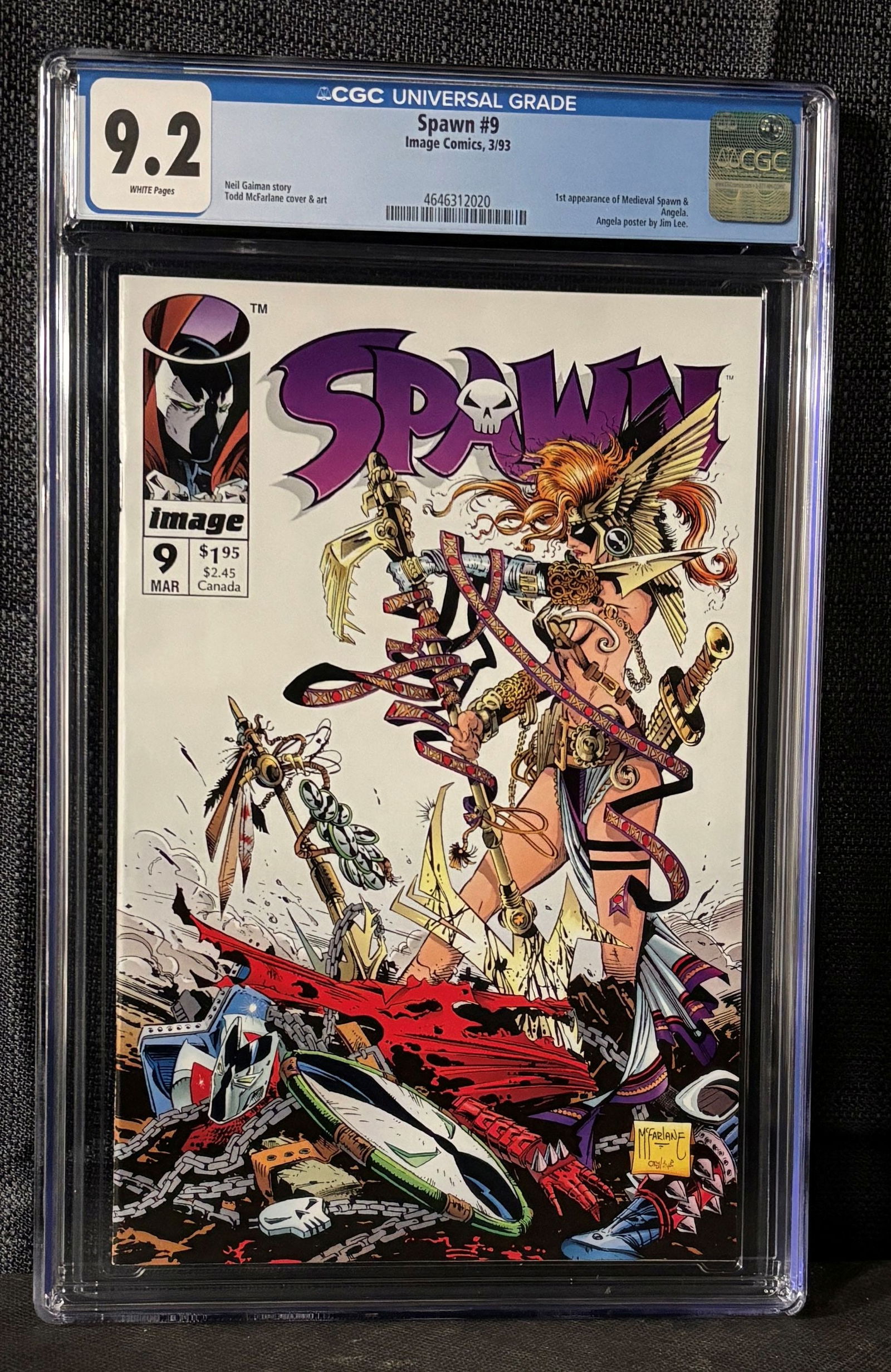 Spawn 9 1st app Angela CGC 9.2 (1 of 1)